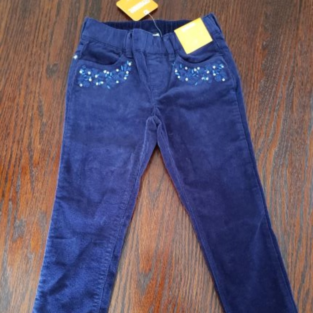 Girls navy  corduroy pants